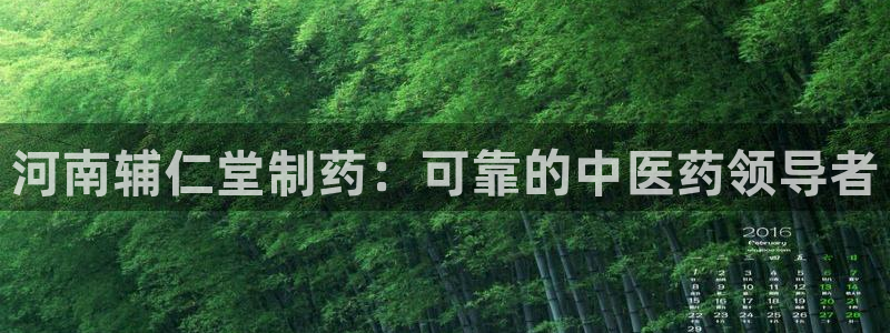 九游会老哥俱乐部必备的交流社区：河南辅仁堂制药：可靠的中医药领导者