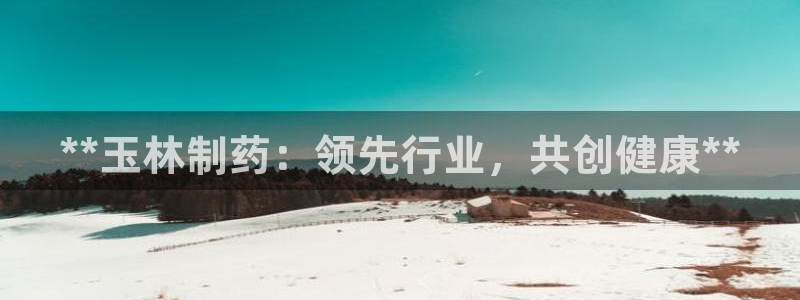 九游会老哥俱乐部官方网站：**玉林制药：领先行业，共创健康**
