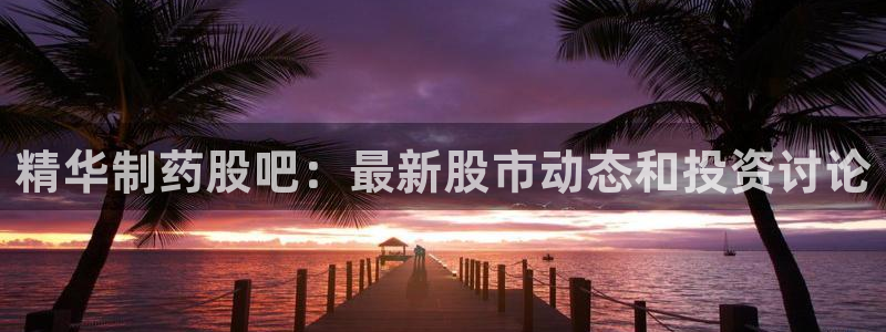 九游会老哥必备的交流社区九：精华制药股吧：最新股市动态和投资讨论