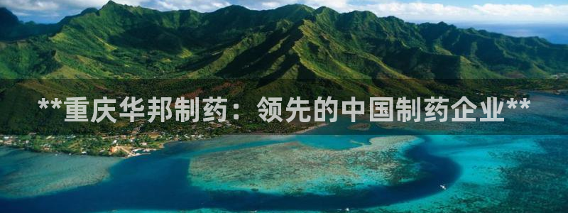 九游会老哥俱乐部：**重庆华邦制药：领先的中国制药企业**
