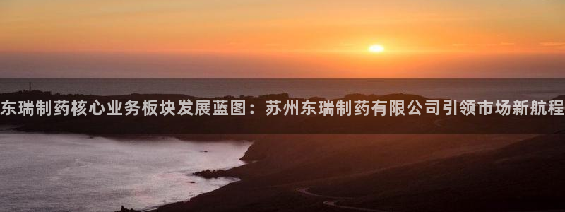 九游老哥俱乐部官网登录网址：东瑞制药核心业务板块发展蓝图：苏州东瑞制药有限公司引领市场新航程