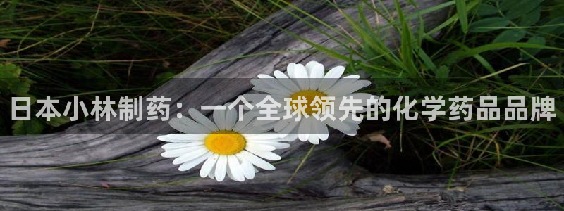 老哥吧九游会下架吗：日本小林制药：一个全球领先的化学药品品牌