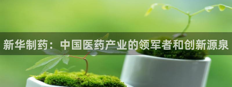 九游老哥俱乐部官网登录入口：新华制药：中国医药产业的领军者和创新源泉